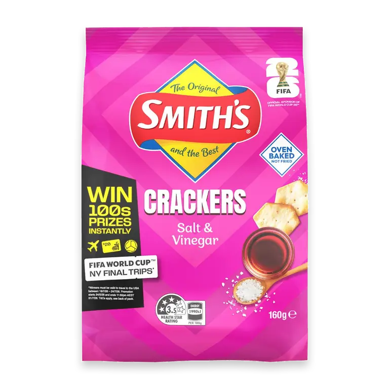 Crackers Salt & Vinegar Snack