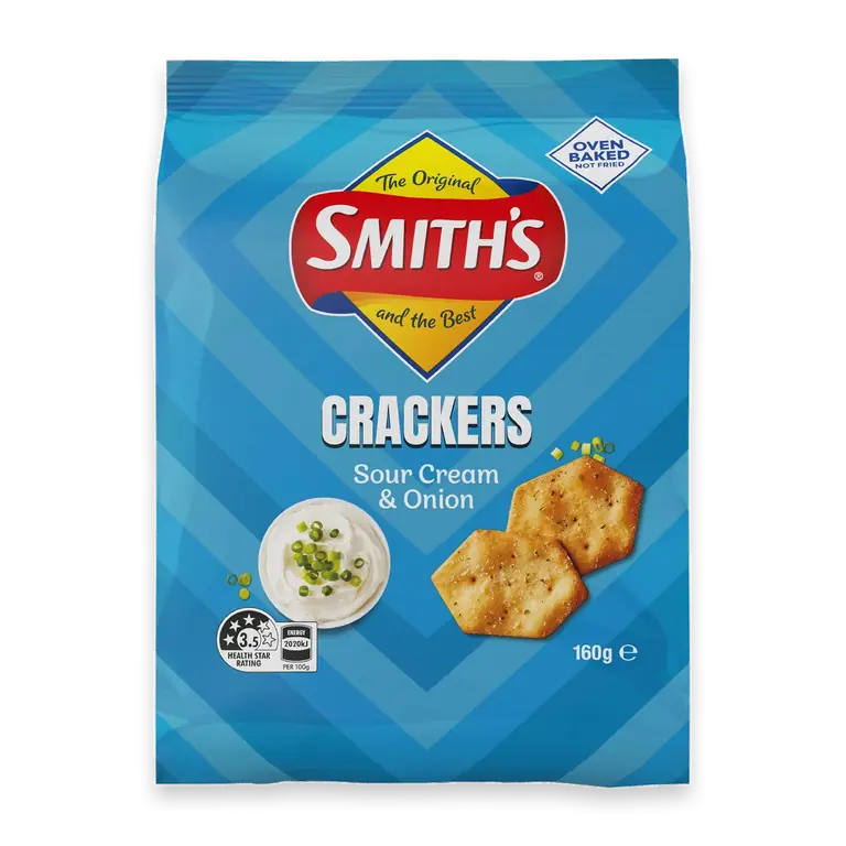 Crackers Sour Cream & Onion Snack