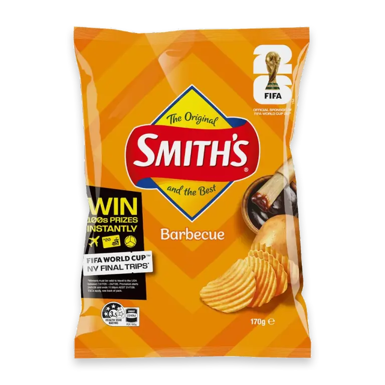 Crinkle Cut Potato Chips Barbecue