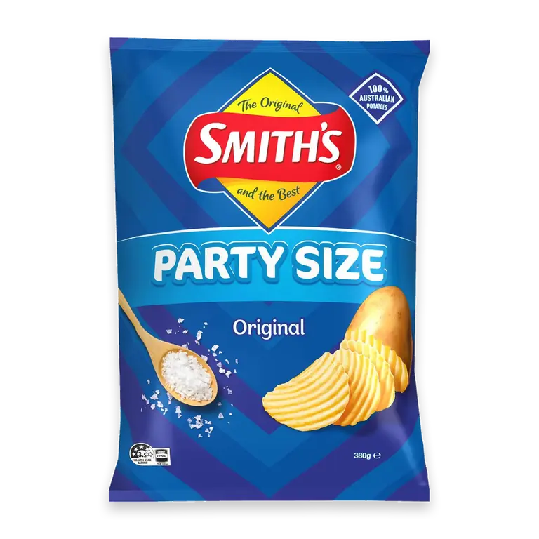 Crinkle Cut Potato Chips Party Bag Original