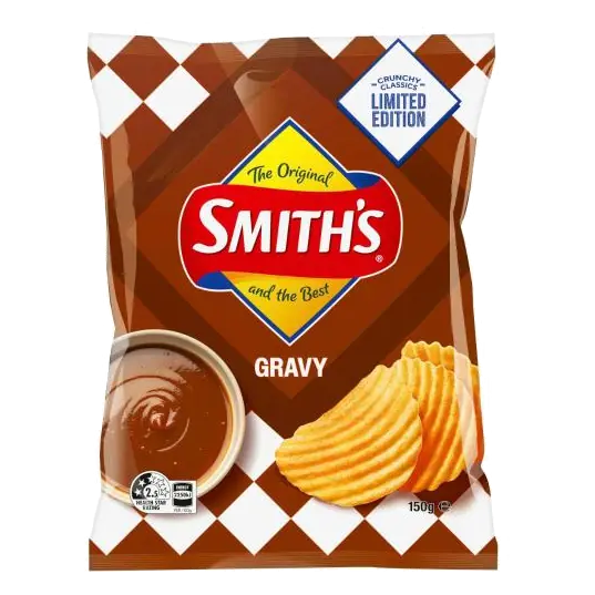 Crinkle Potato Chips Gravy