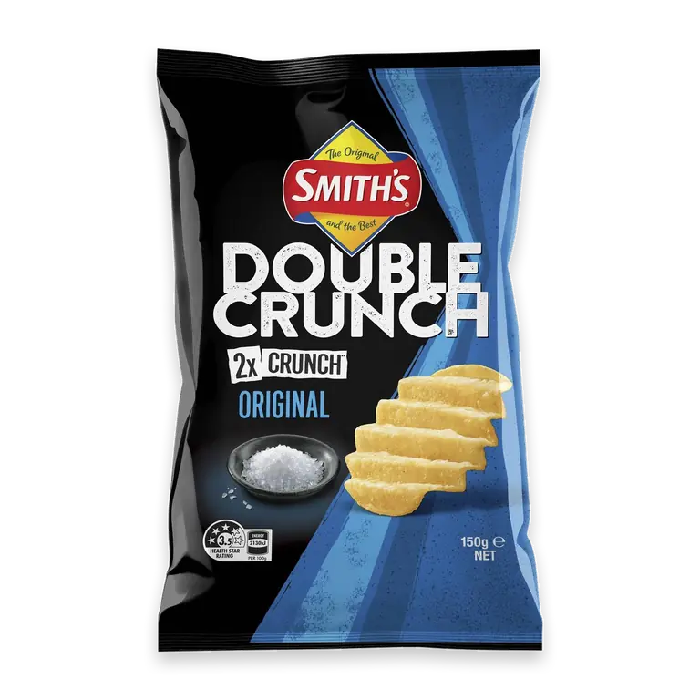 Double Crunch Potato Chips Share Pack Original