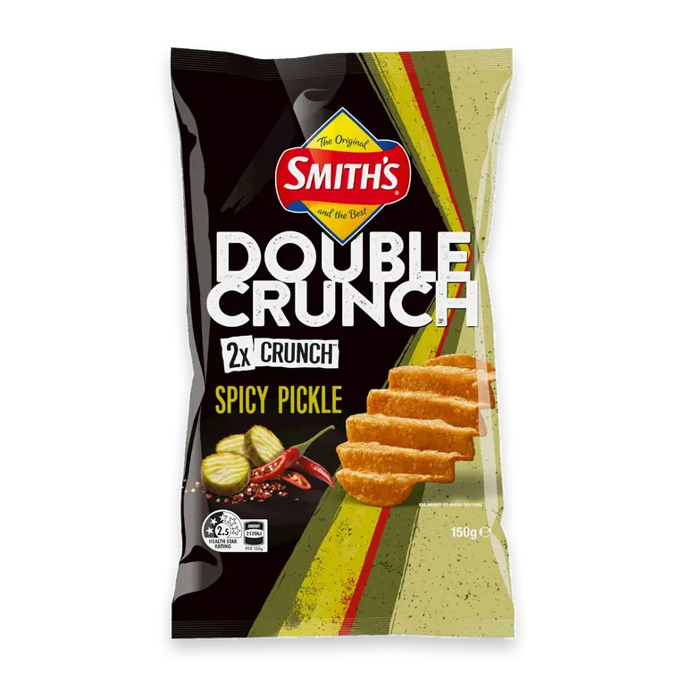 Double Crunch Potato Chips Spicy Pickle