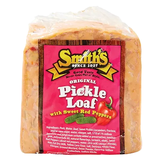 Pickle Loaf with Sweet Red Peppers