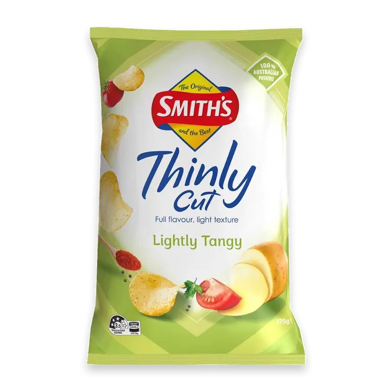 Thinly Cut Potato Chips Share Pack Lightly Tangy