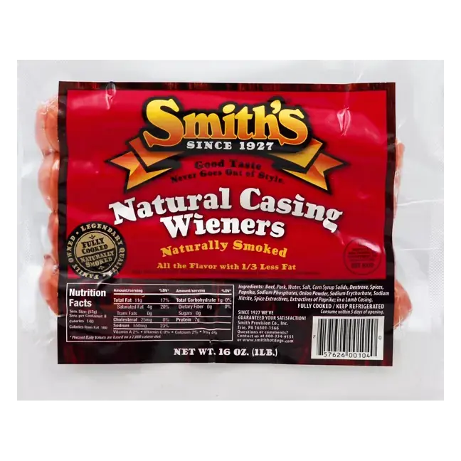 Wieners, Natural Casing