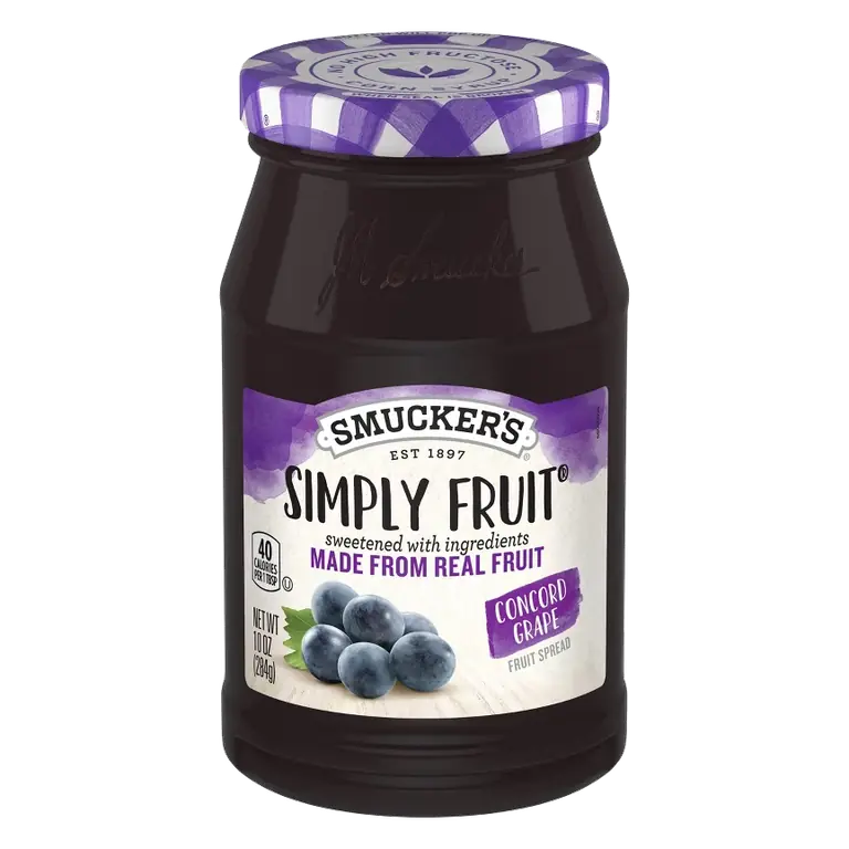 Smucker's Simply Fruit Concord Grape Fruit Spread, 10oz