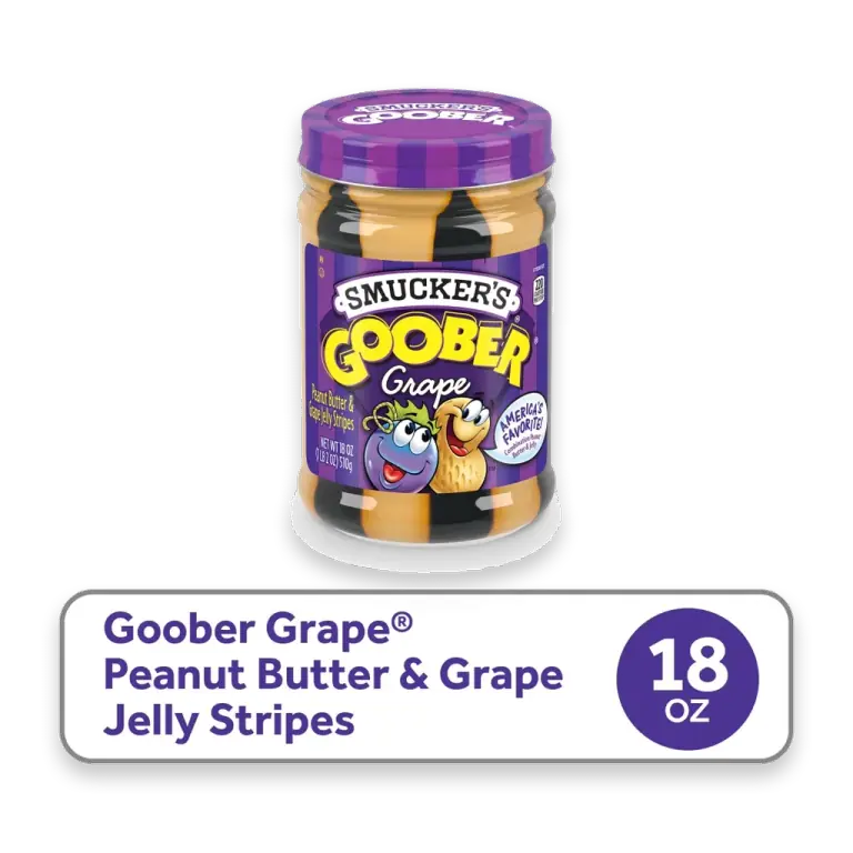 Goober Grape, Peanut Butter & Grape Jelly Stripes