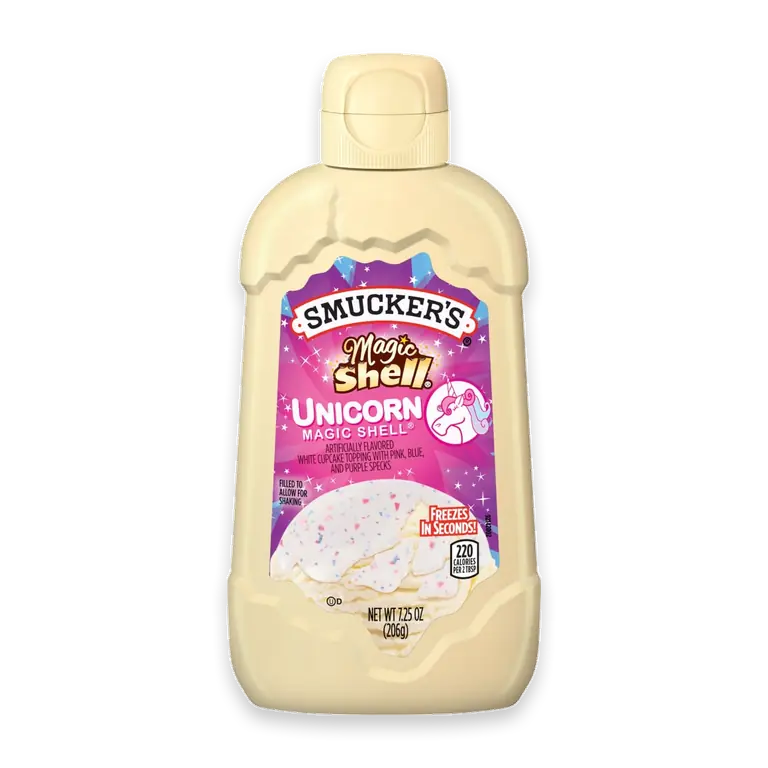 Magic Shell Unicorn White Cupcake Flavored Topping