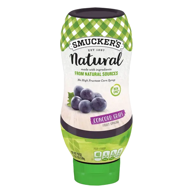 Natural Concord Grape Fruit Spread Squeeze