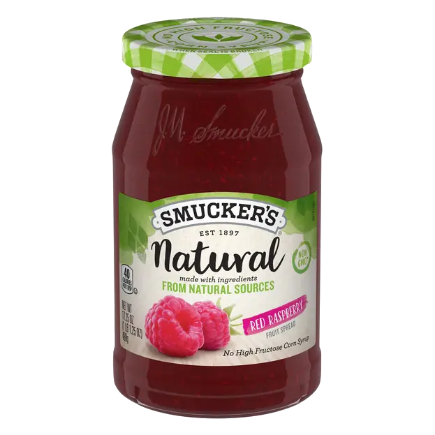 Natural Red Raspberry Fruit Spread
