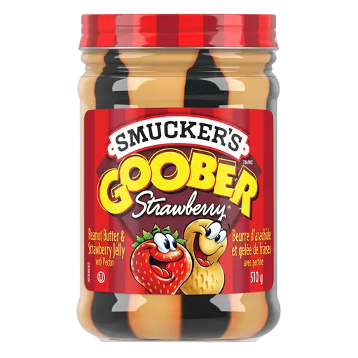Goober Jelly Peanut Butter & Strawberry 510 g