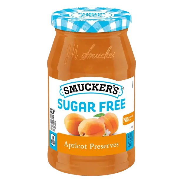 Sugar Free Apricot Preserves Sweetened with Splenda