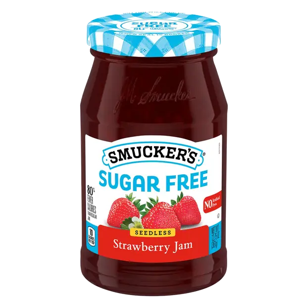 Sugar Free Seedless Strawberry Jam Sweetened with Splenda