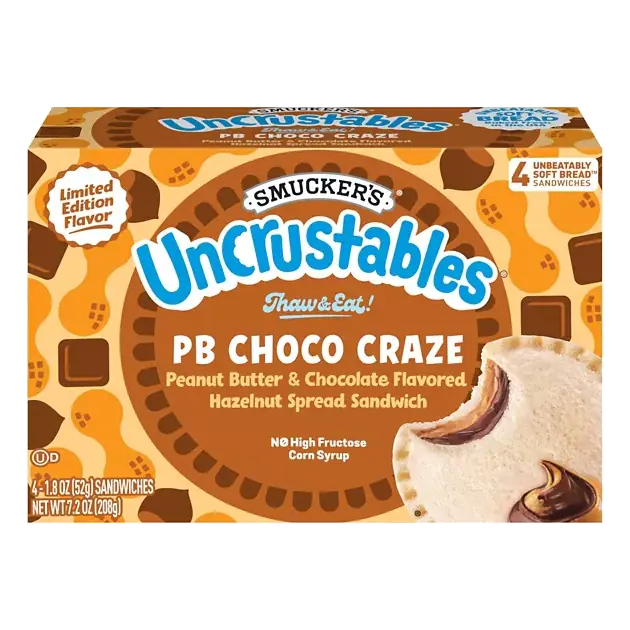 Uncrustables PB Choco Craze Sandwiches