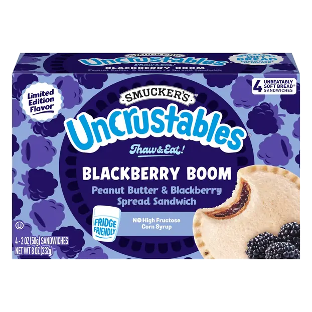 Peanut Butter & Blackberry Sandwiches - 3 ct Frozen