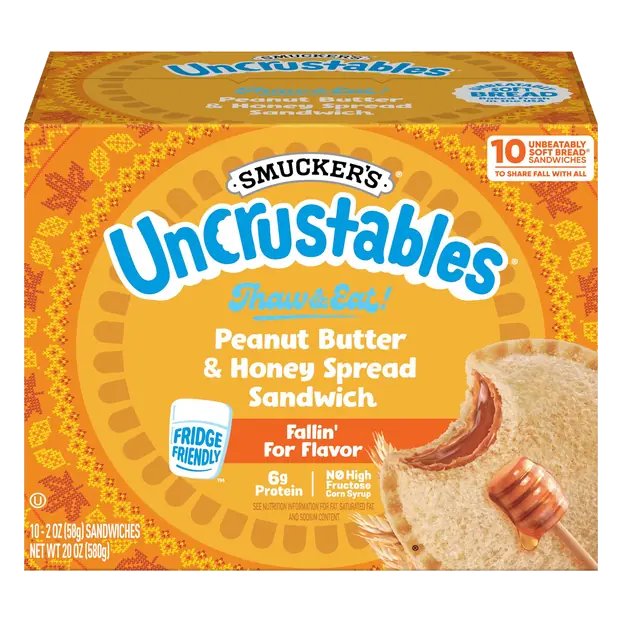 Peanut Butter & Honey Spread Sandwiches - 10 ct