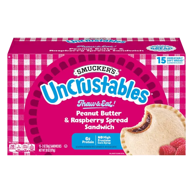 Peanut Butter & Raspberry Sandwich - 15 ct Frozen