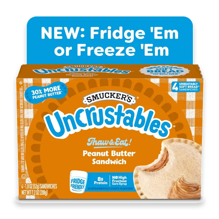 Uncrustables Peanut Butter Sandwiches