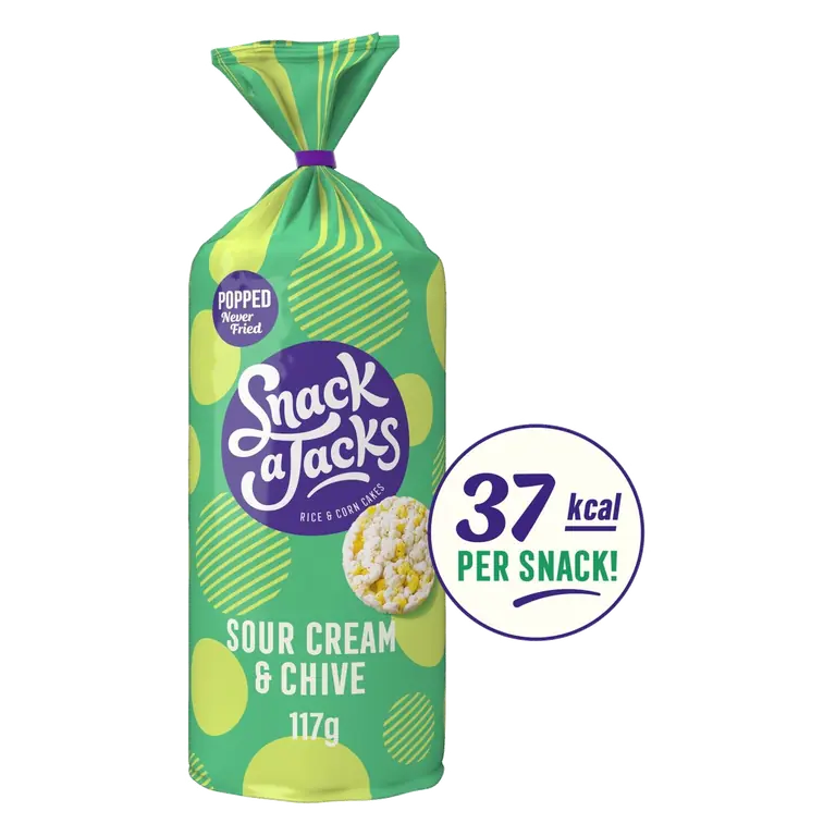 Jumbo Sour Cream & Chive Sharing Rice Cake Crisps