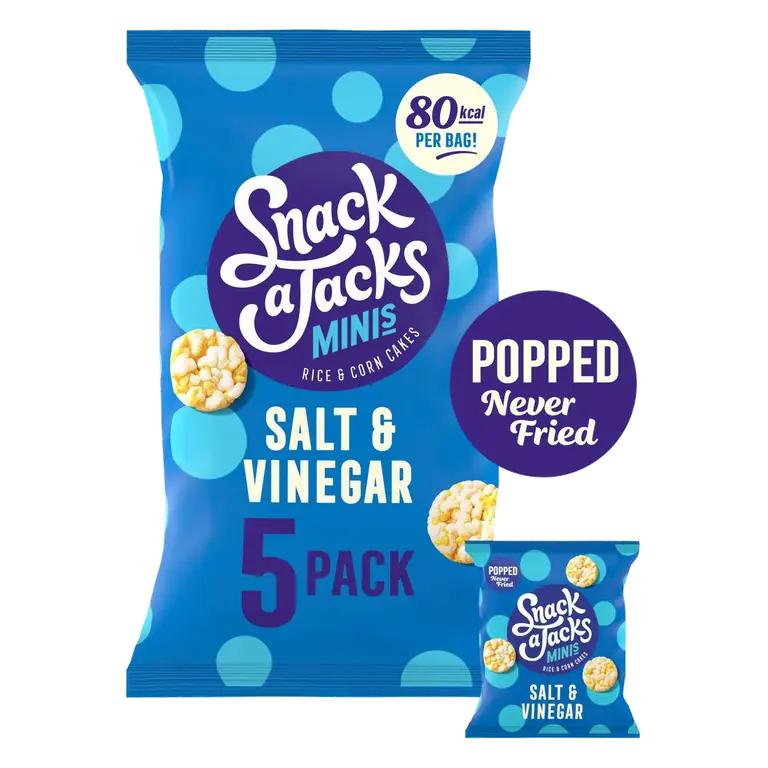 a Jacks Salt & Vinegar Multipack Rice Cakes Crisps