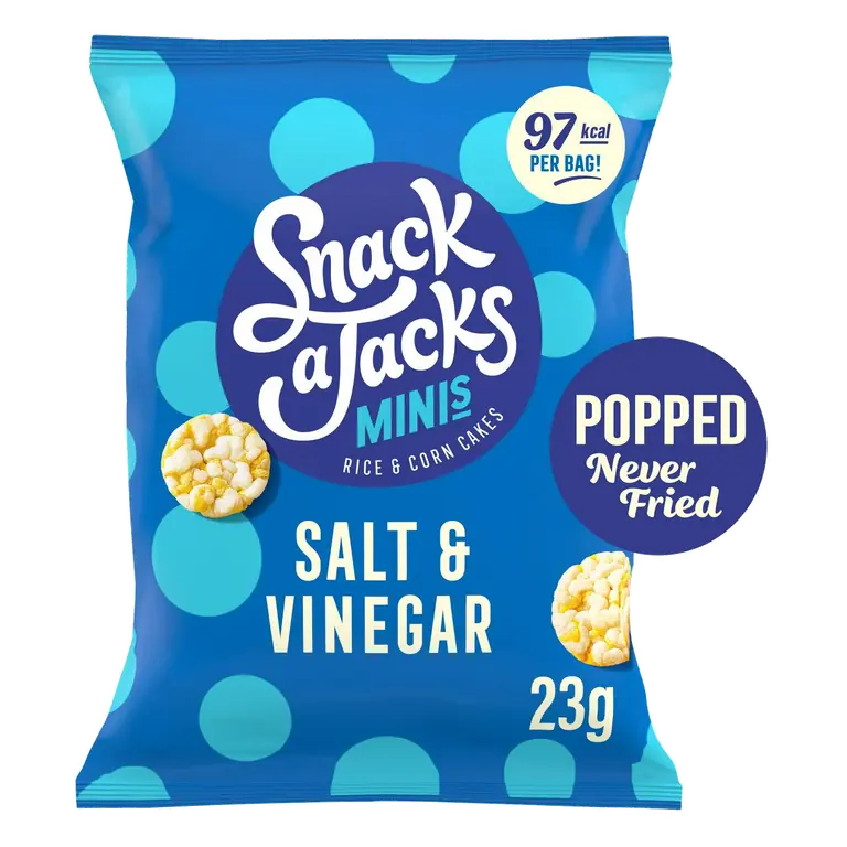 Salt & Vinegar Rice Cakes Crisps 23g