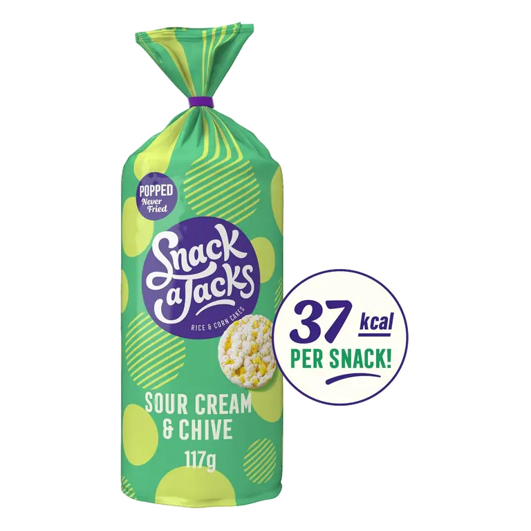 Sour Cream & Chive Sharing Rice Cakes 117g
