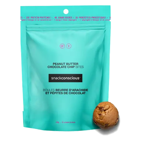 Gluten-Free Chocolate Chip Bites Snacks Peanut Butter 150 g