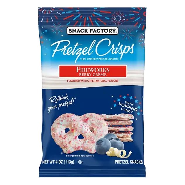 Fireworks Berry Creme Pretzel Crisps