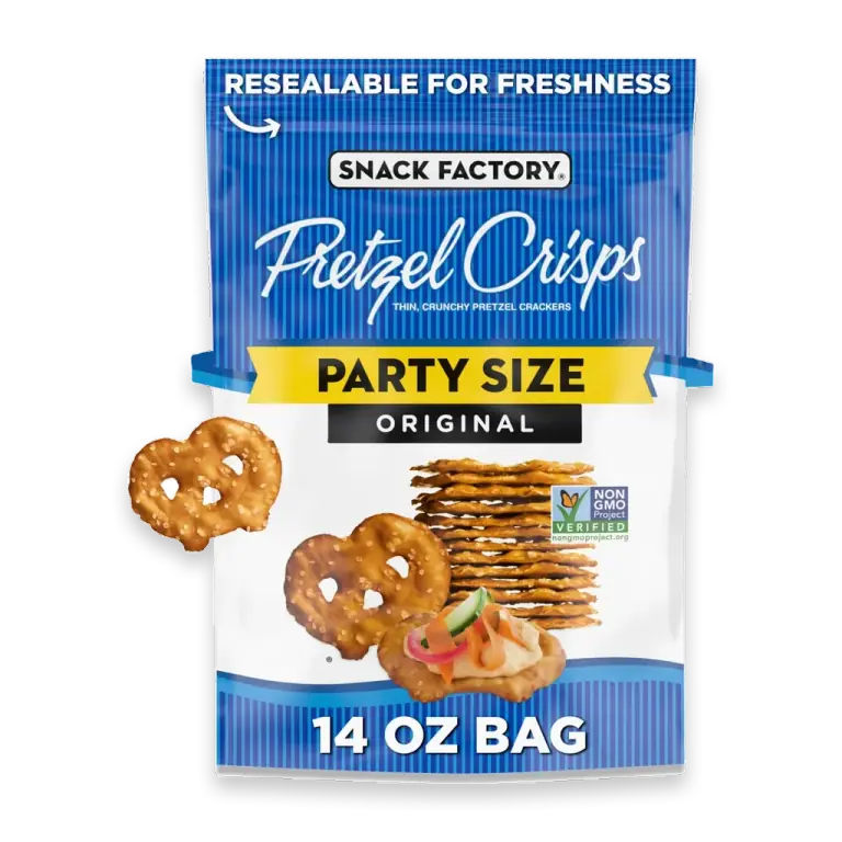 Original Pretzel Crisps 14 oz Party Size Bag