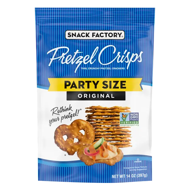 Original Pretzel Crisps Party Size
