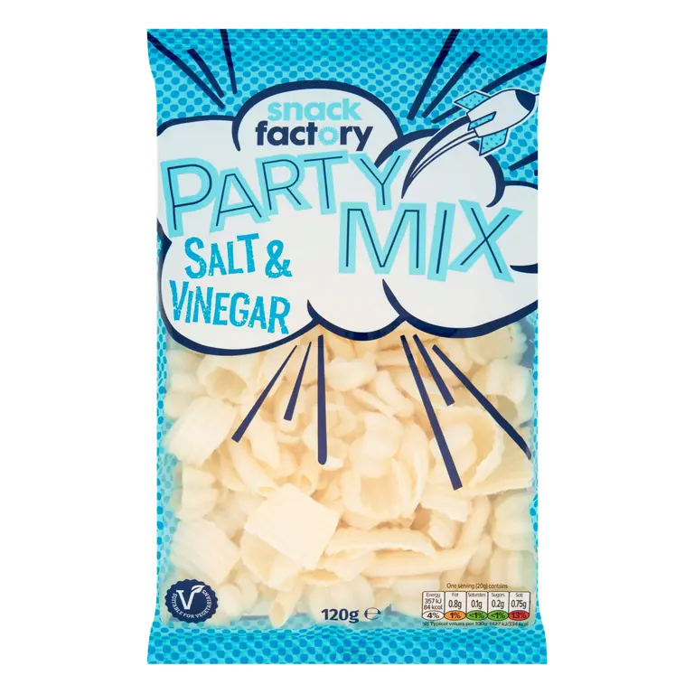 Snack Factory Party Mix Salt & Vinegar 120g