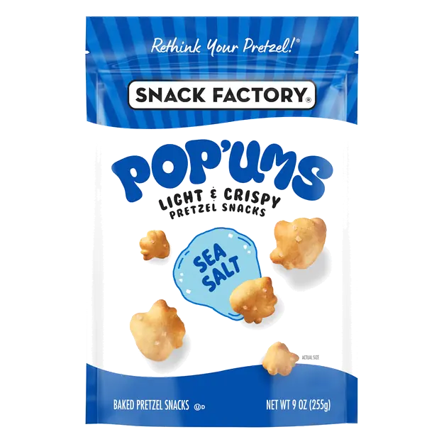 Pop'ums Sea Salt Pretzel Snacks