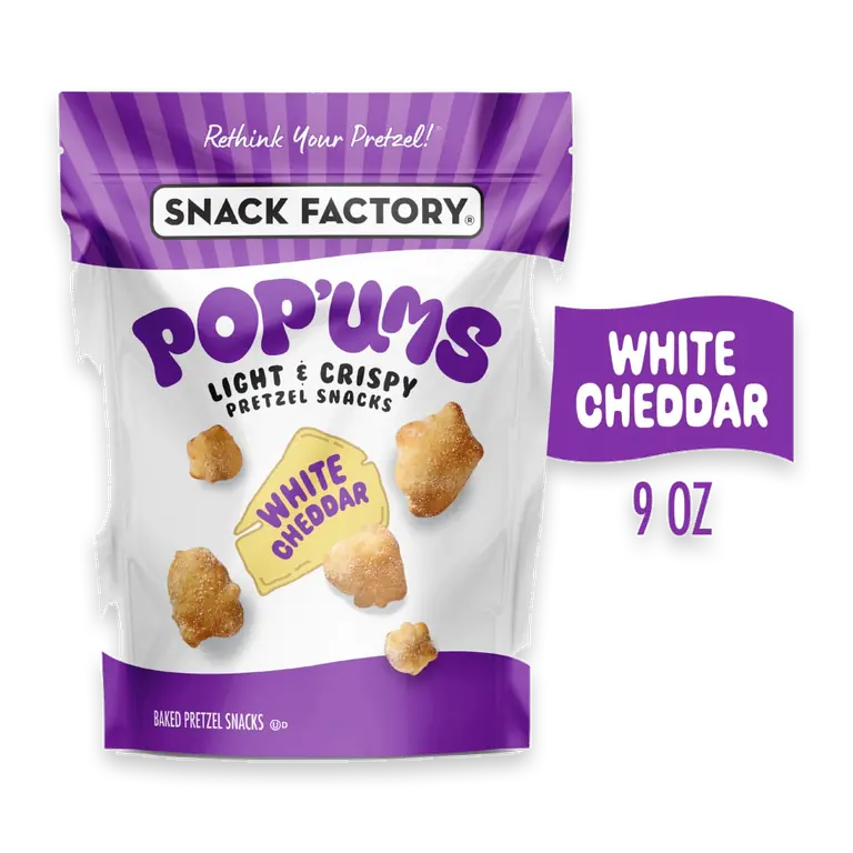 Pop'ums White Cheddar Pretzels