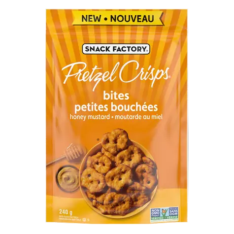 Pretzel Cracker Bites Honey Mustard 240 g