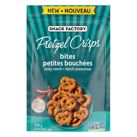Pretzel Cracker Bites Zesty Ranch 240 g
