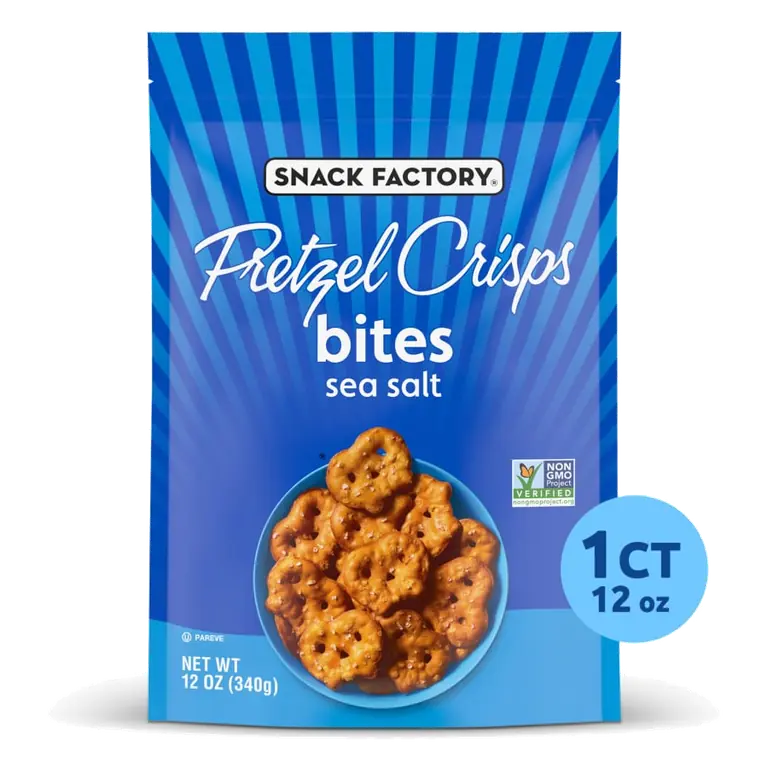 Pretzel Crisps Bites, Sea Salt Pretzels