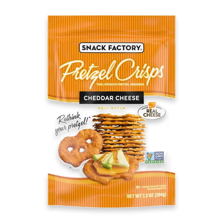 Pretzel Crisps Cheddar Cheese