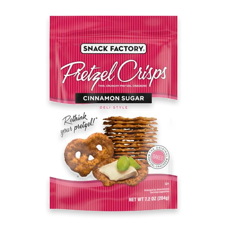 Pretzel Crisps Cinnamon Sugar