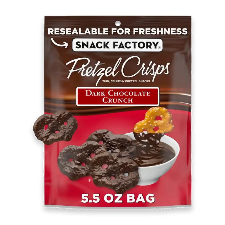 Pretzel Crisps Dark Chocolate Covered Pretzels