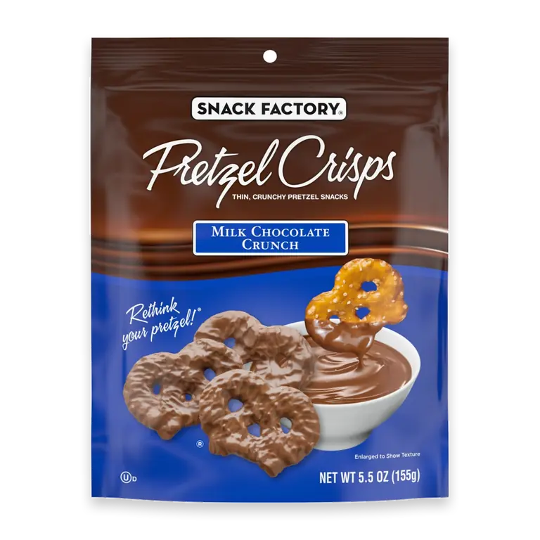 Pretzel Crisps Milk Chocolate Covered Pretzels