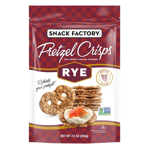Rye Pretzel Crisps