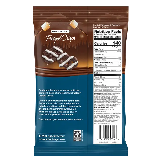 S'mores Pretzel Crisps