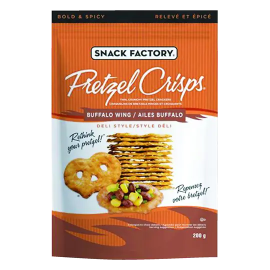 Pretzel Crisps Buffalo Wing Deli Style 200 g