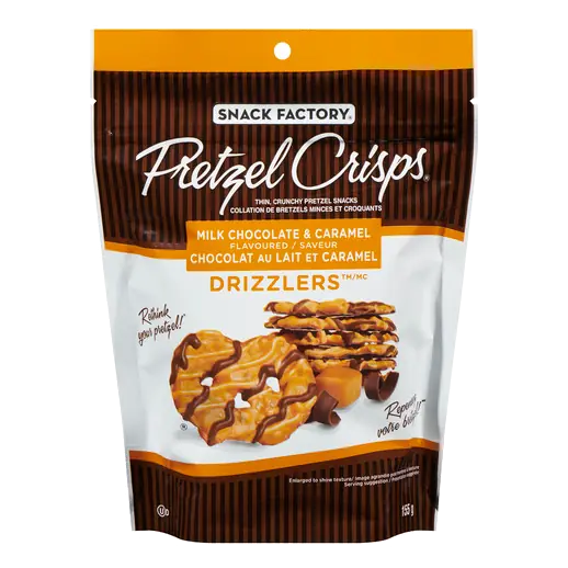 Pretzel Crisps Milk Chocolate Caramel 155 g
