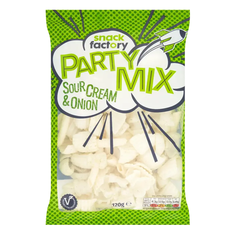 Snack Factory Sour Cream & Onion Party Mix 120g
