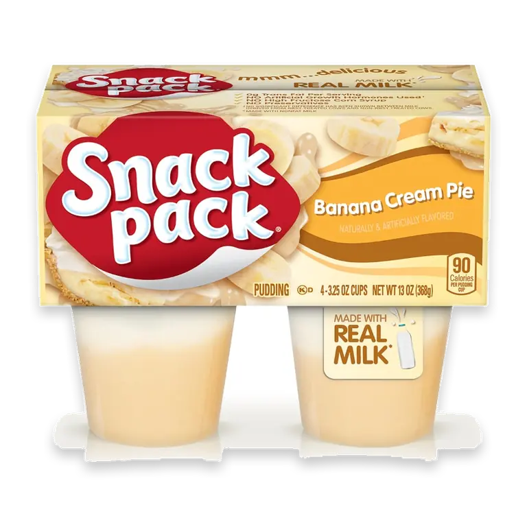 Banana Cream Pie Pudding Cups