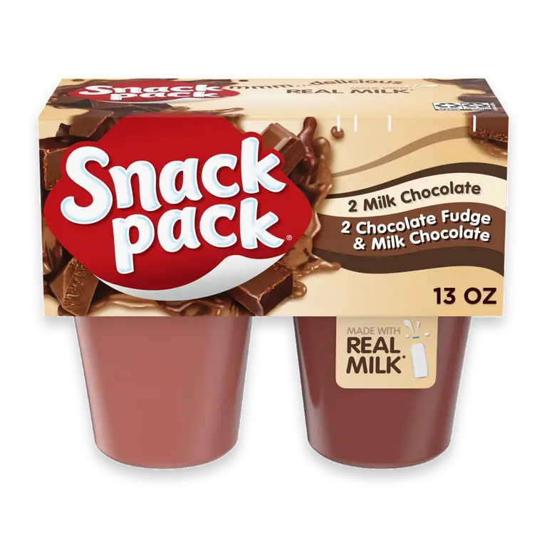 Chocolate Pudding Cups Variety Pack