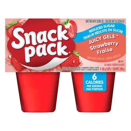 Juicy Gels Strawberry 4 x 99 g