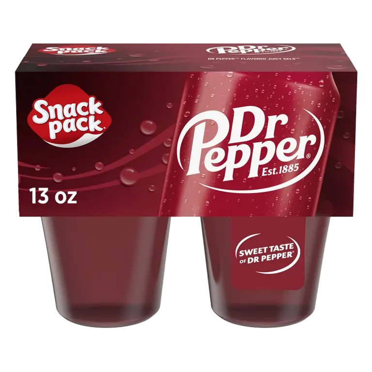 Snack Pack Dr Pepper Fruit Gelatin, 13oz